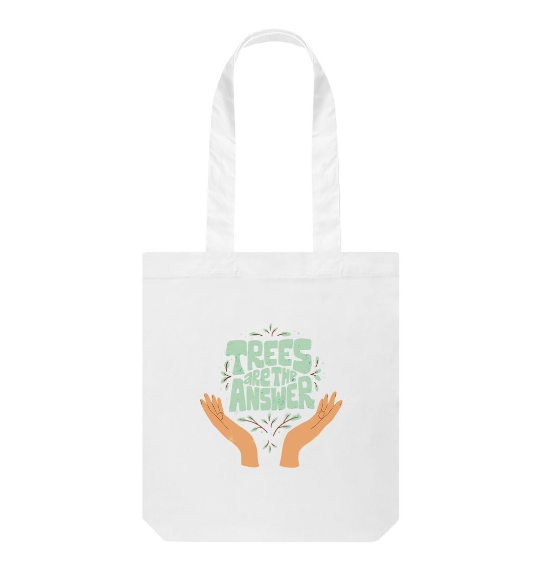 White Trees are the Answer Tote Bag