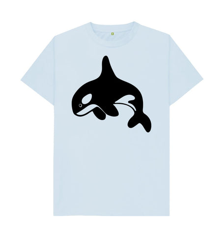 Sky Blue Orca Men's T-Shirt