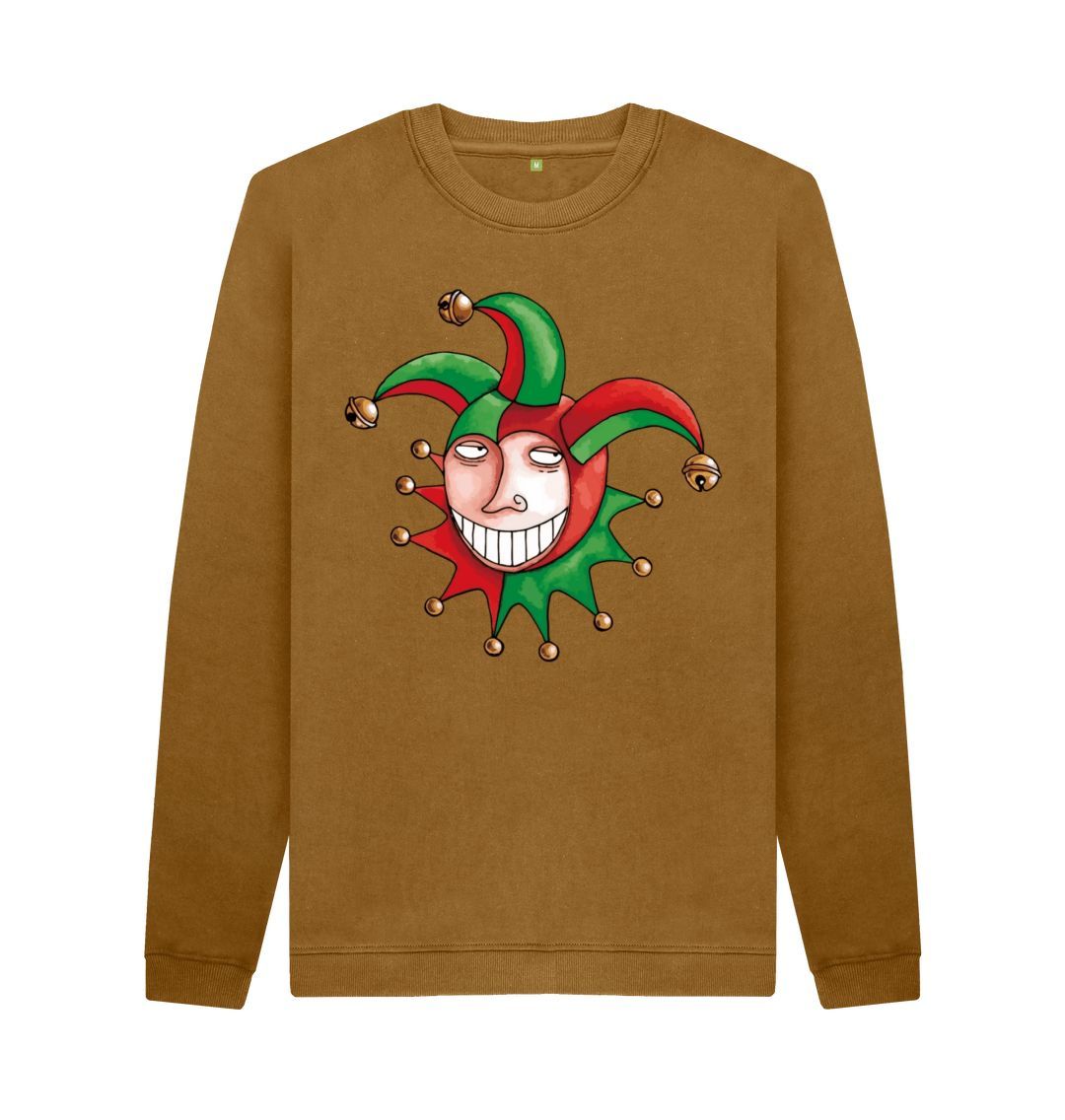 Brown Brugse Zot Men's Crew Neck Sweater