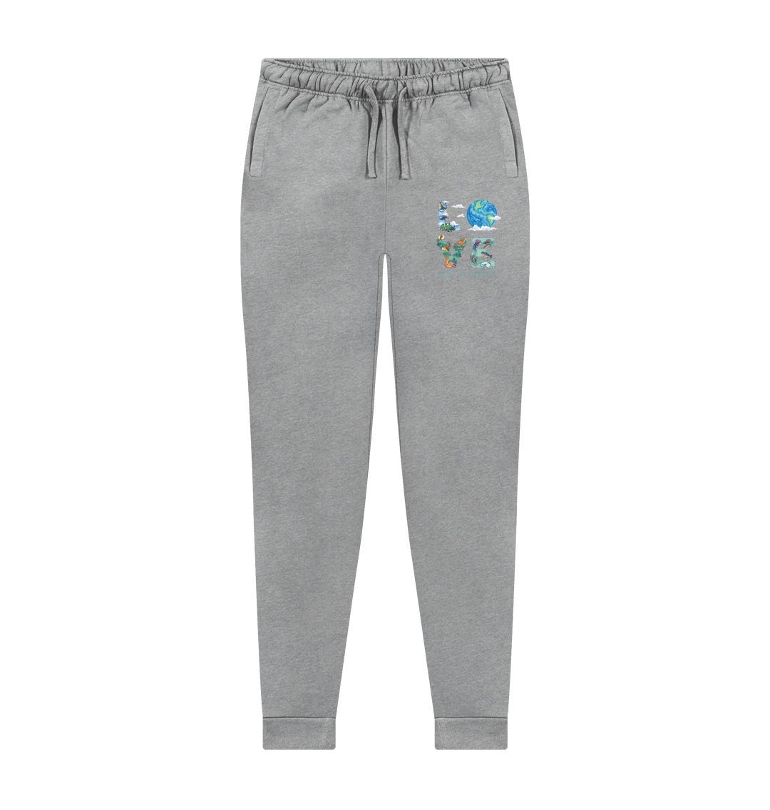 Athletic Grey Love My Planet Women's Joggers
