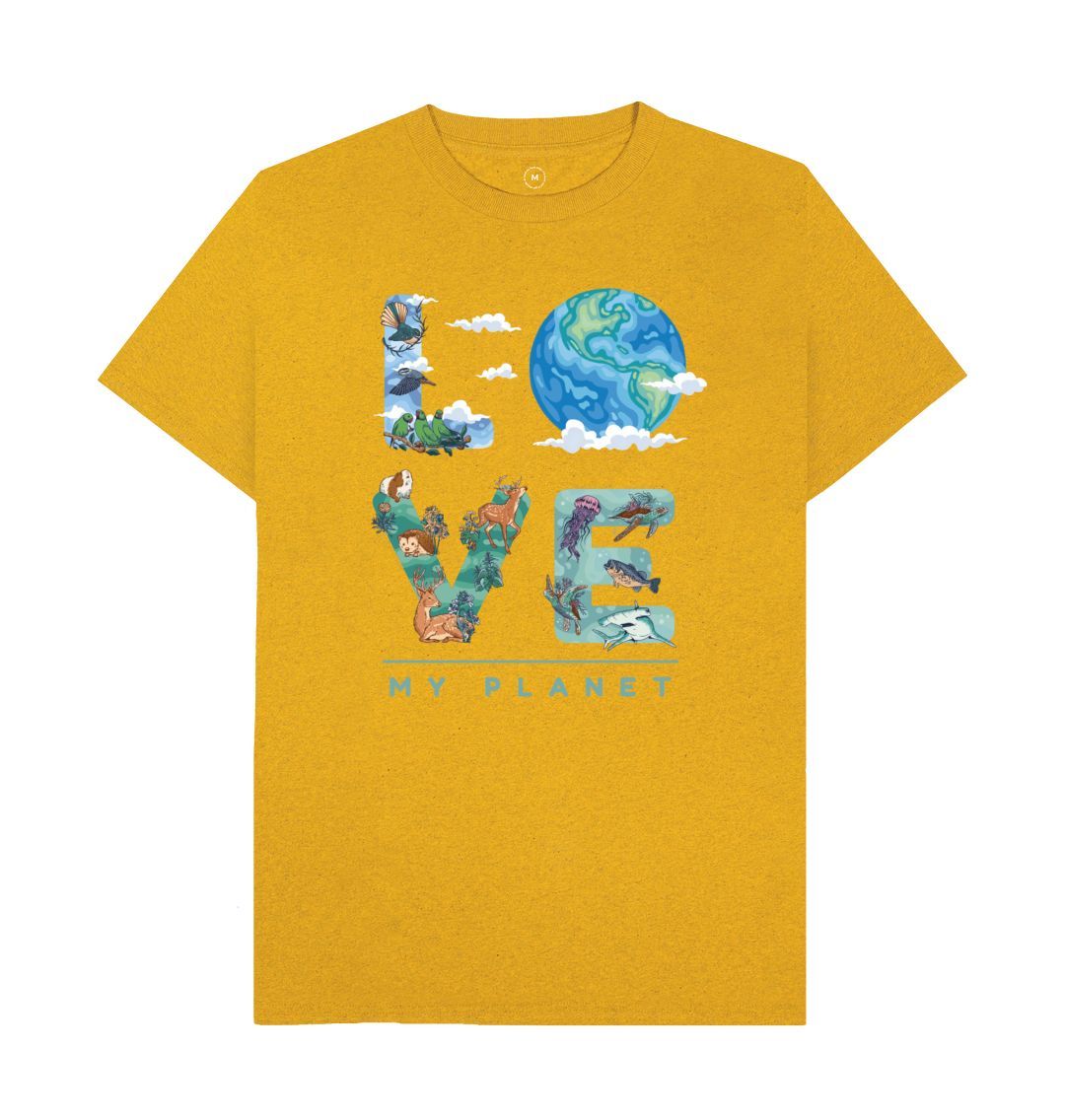 Sunflower Yellow Love My Planet Men's Remill T-Shirt