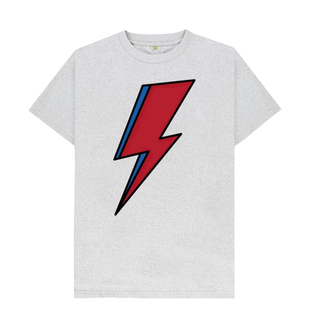 Grey Lightning Bolt Men's Remill T-Shirt