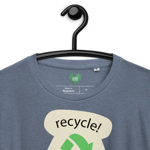 Recycle Unisex Organic Cotton T-Shirt