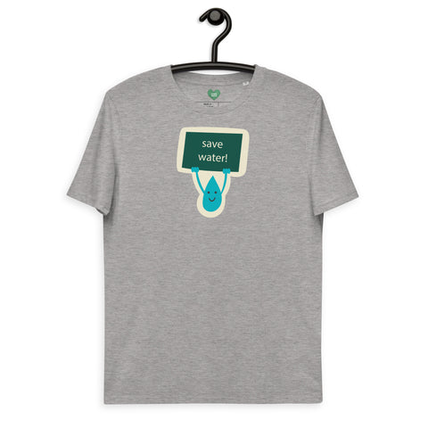 Save Water Unisex Organic Cotton T-Shirt