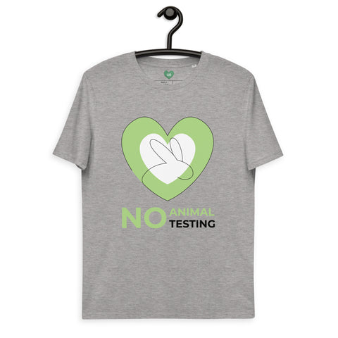 No Animal Testing Unisex Organic Cotton T-Shirt