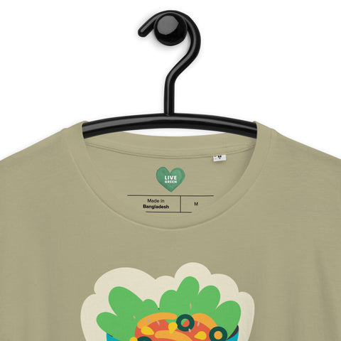 Eat Vegan Unisex Organic Cotton T-Shirt