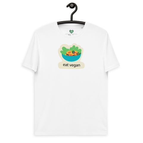 Eat Vegan Unisex Organic Cotton T-Shirt