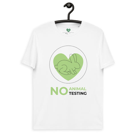 No Animal Testing Unisex Organic Cotton T-Shirt