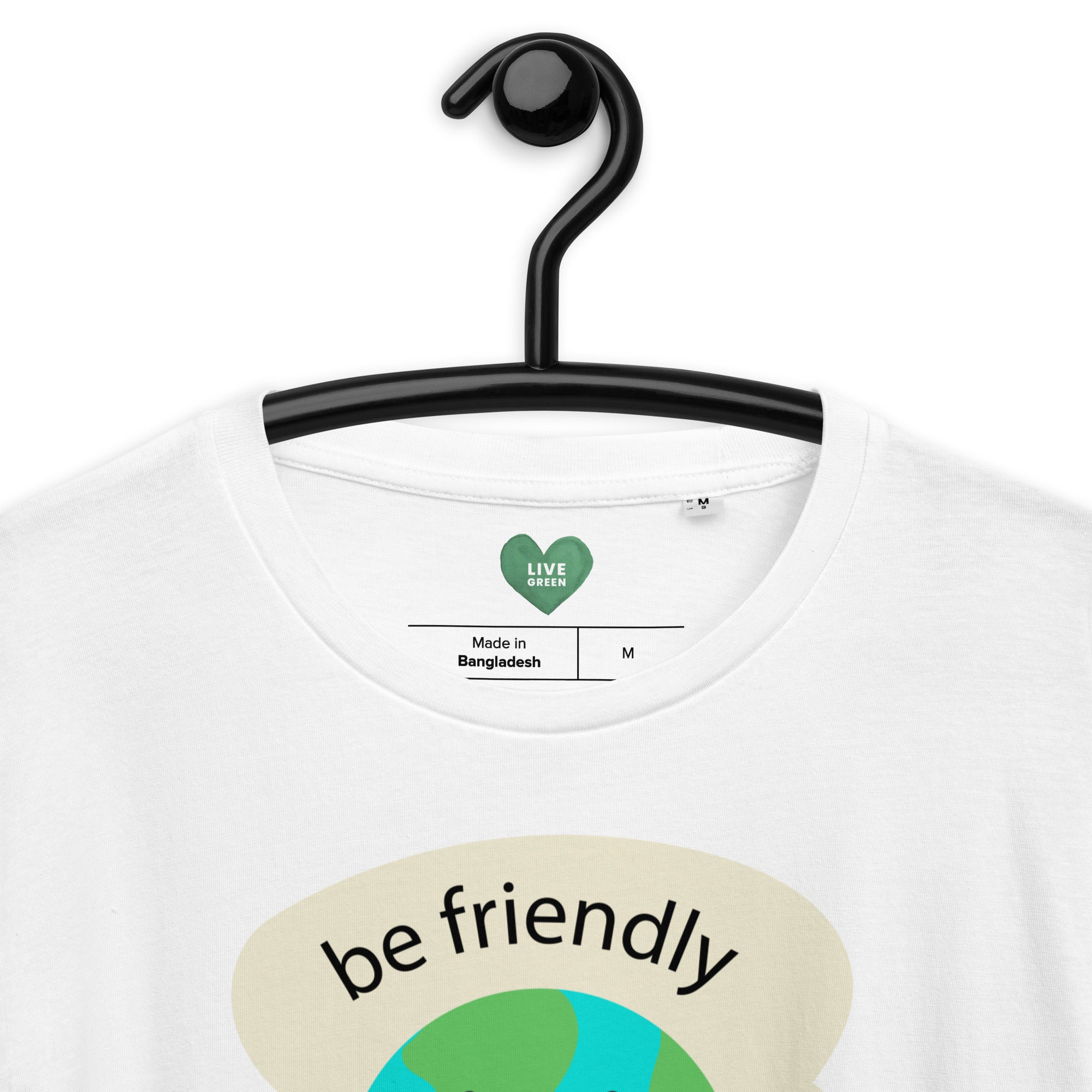 Be Friendly With Me Unisex Organic Cotton T-Shirt