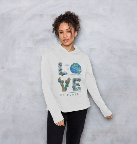 Love My Planet Women's Relaxed Fit Hoodie
