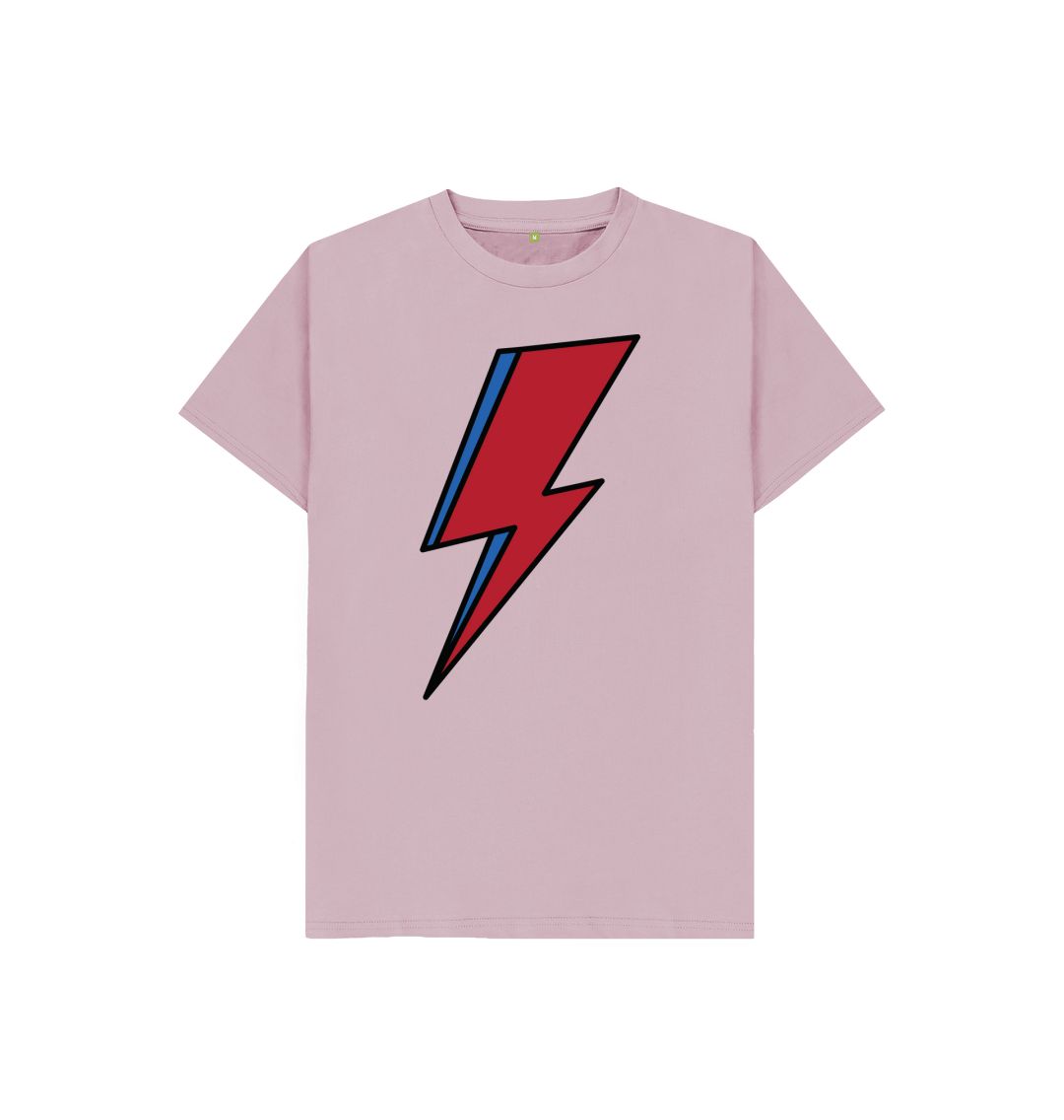 Mauve Lightning Bolt Kids T-Shirt