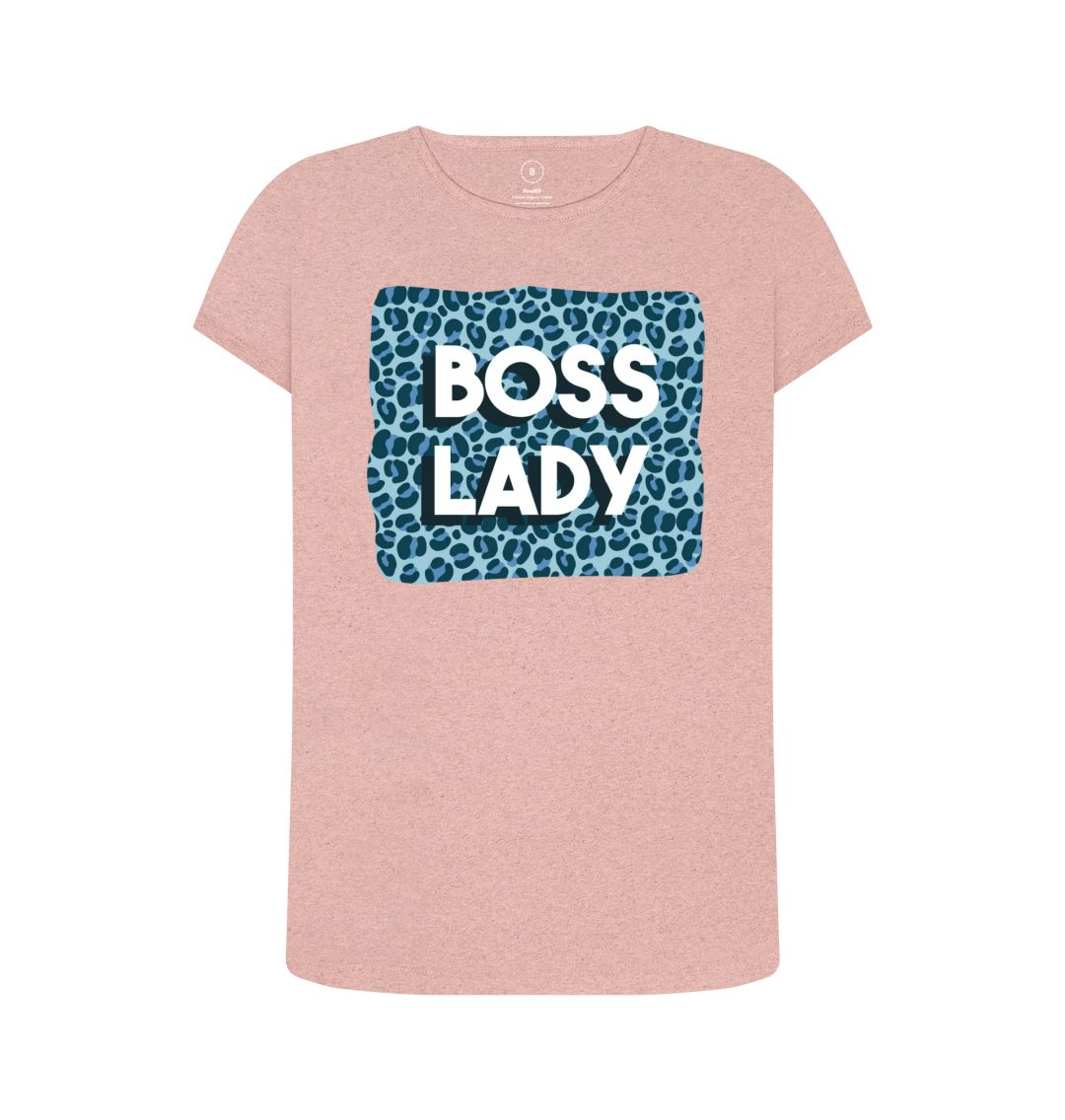 Sunset Pink Boss Lady Women's Remill T-Shirt