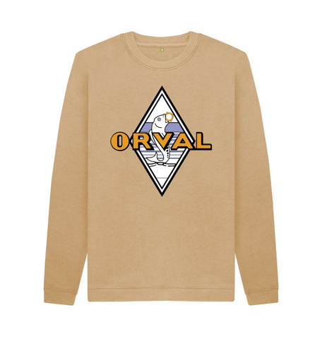 Sand Orval Men's Crew Neck Sweater