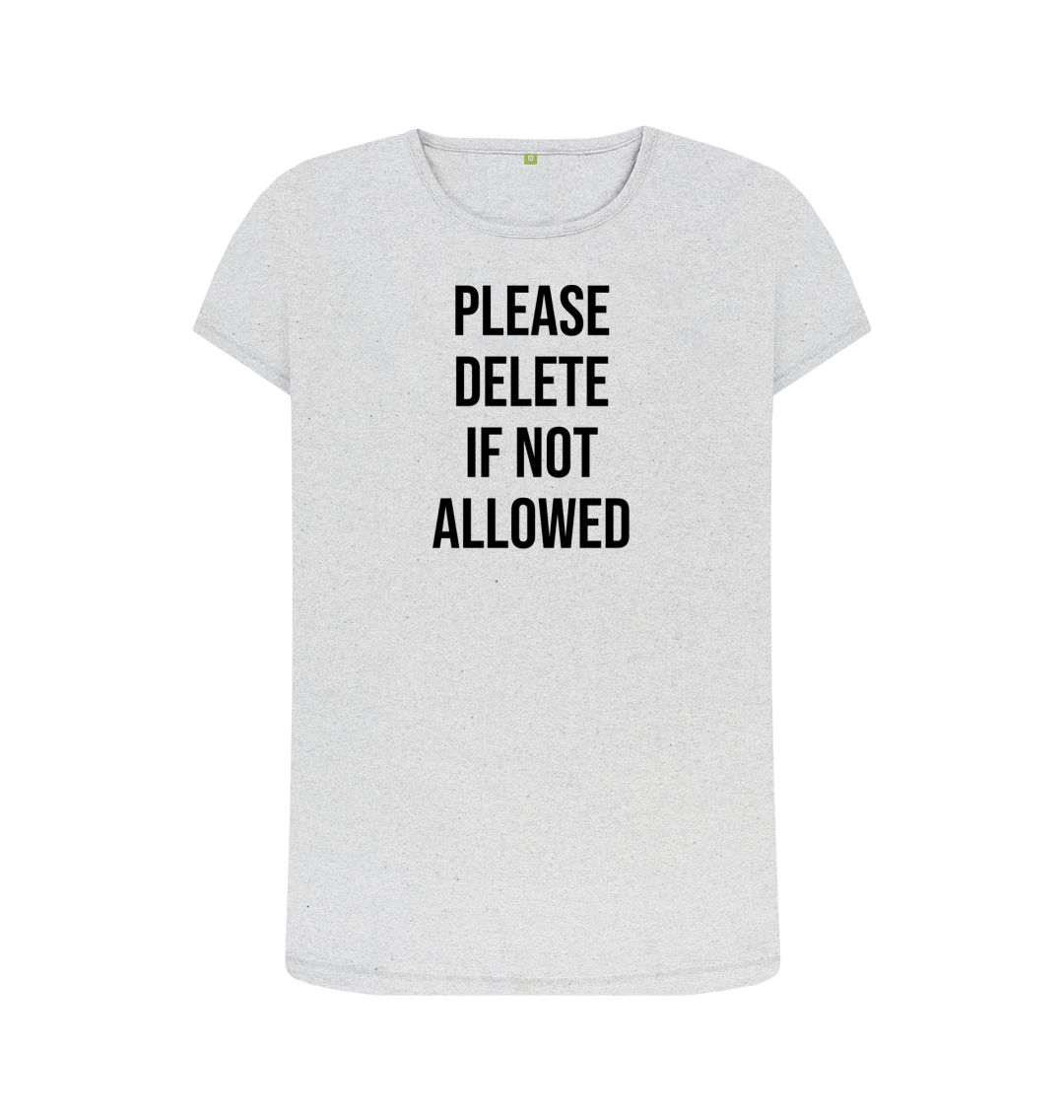 Grey Please Delete Women's Remill T-Shirt