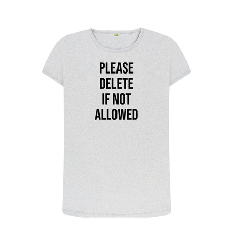 Grey Please Delete Women's Remill T-Shirt