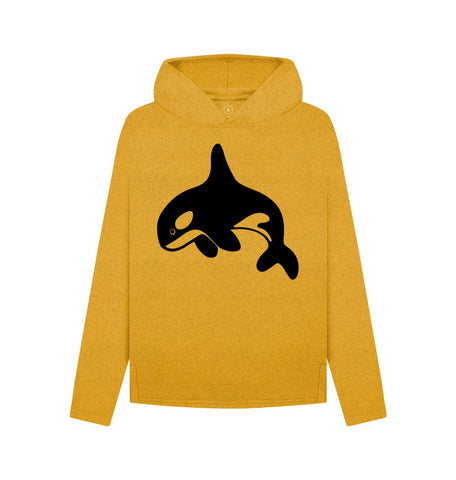 Sunflower Yellow Orca Women's Remill Relaxed Fit Hoodie