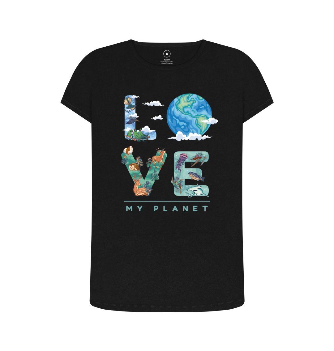 Black Love My Planet Women's Remill T-shirt