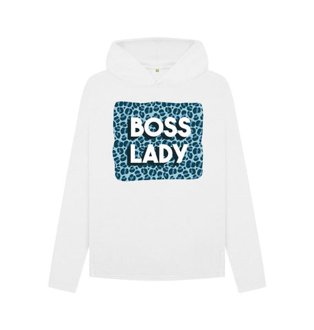 White Boss Lady Women's Relaxed Fit Hoodie