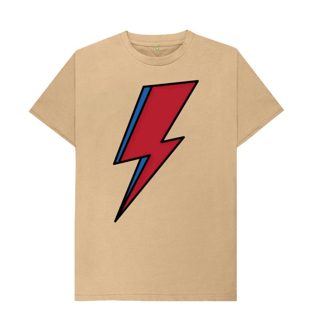 Sand Lightning Bolt Men's T-Shirt