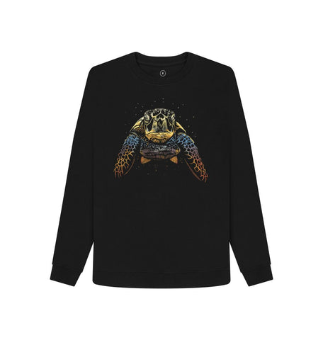 Black The Colour Turtle Women's Remill Sweater