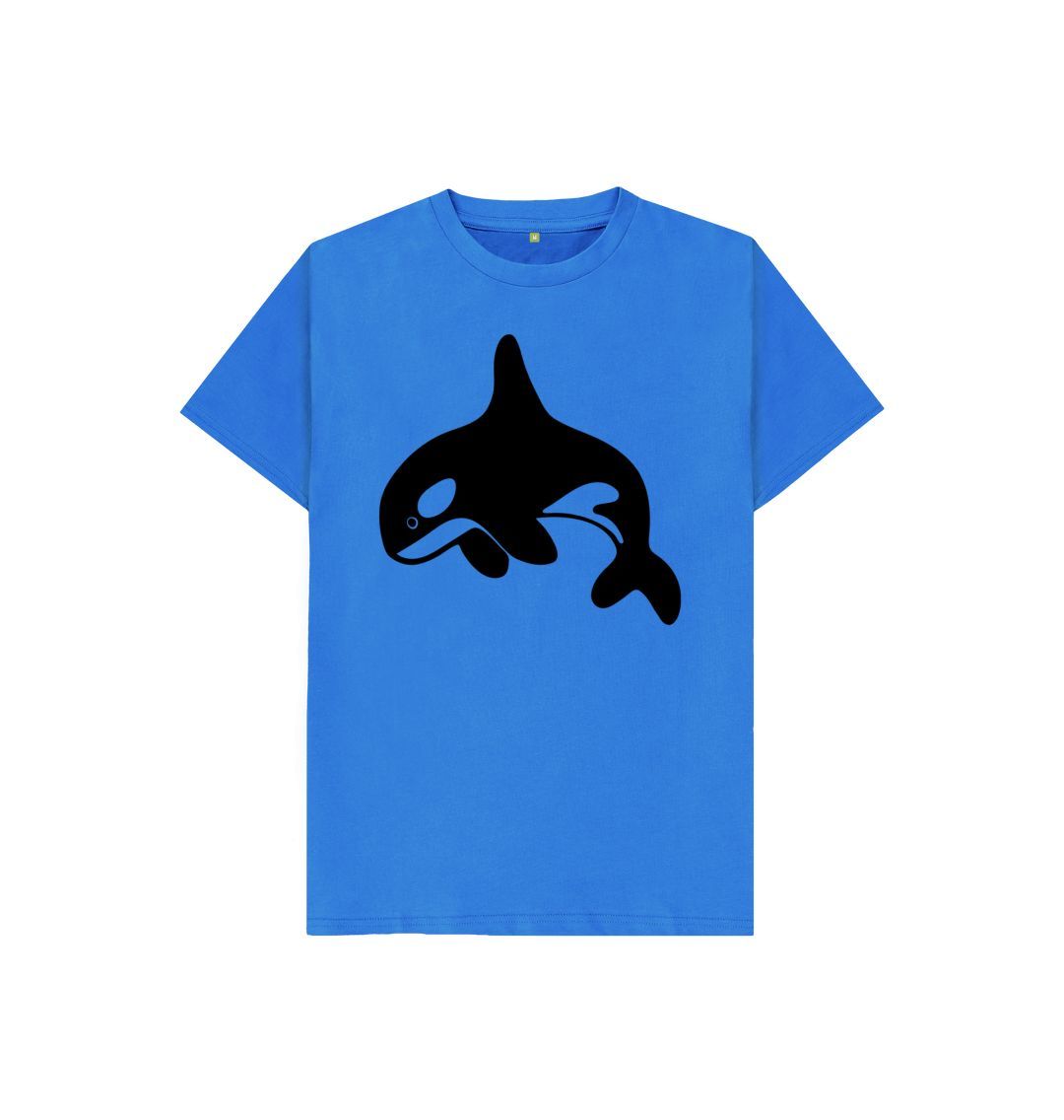 Bright Blue Orca Kids T-Shirt
