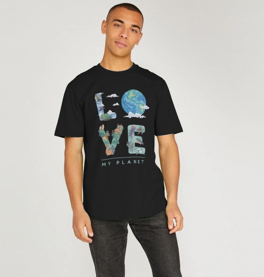 Love My Planet Men's Longline T-Shirt