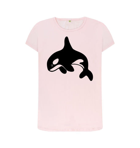 Pink Orca Women's Crew Neck T-Shirt