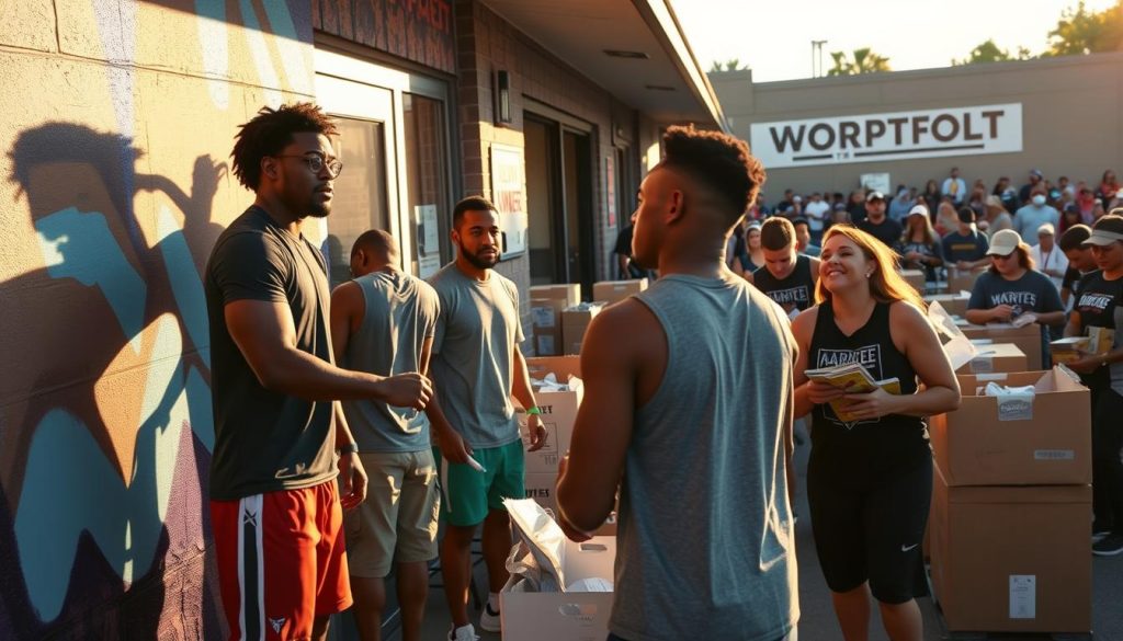 sports philanthropy and brand partnerships